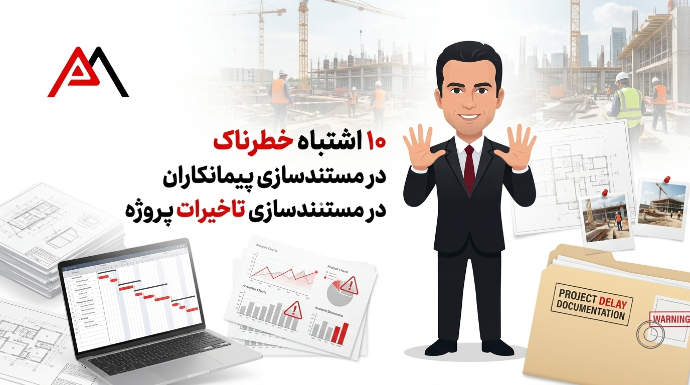10 اشتباه خطرناک پیمانکاران در مستند سازی تاخیرات پروژه