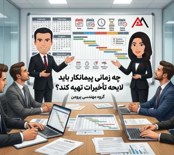 زمان ارسال لایحه تاخیرات پروژه