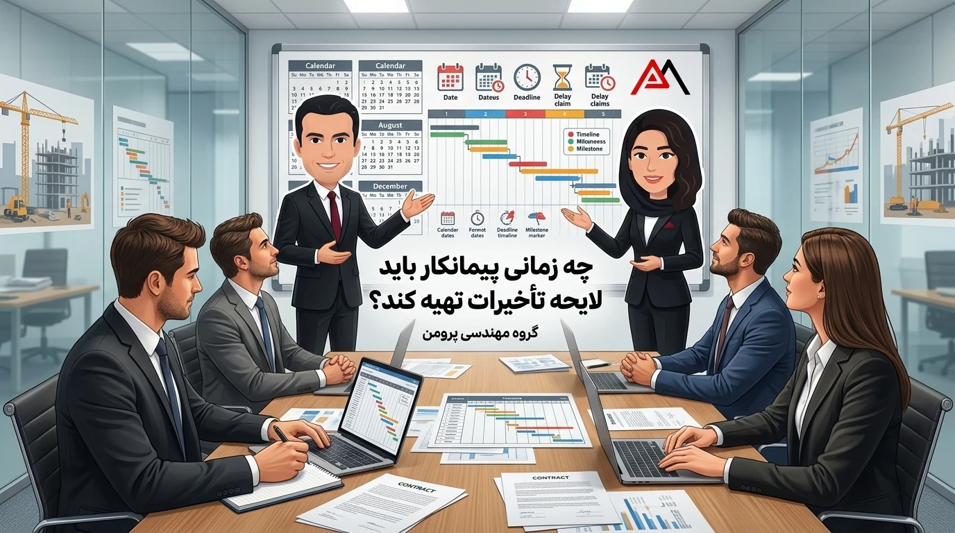 زمان ارسال لایحه تاخیرات پروژه