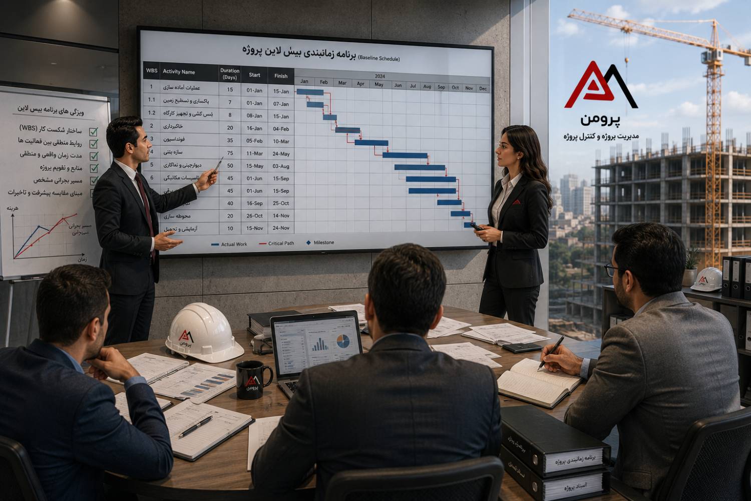 برنامه زمانبندی بیس لاین یا خط مبنا در برنامه زمانبندی